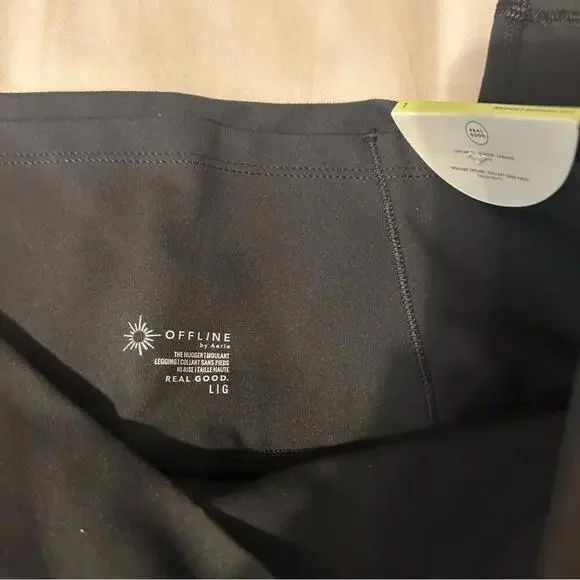 Aerie Black Full Length Leggings - Picture 2 of 4